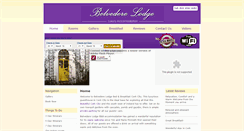 Desktop Screenshot of belvederelodge.com